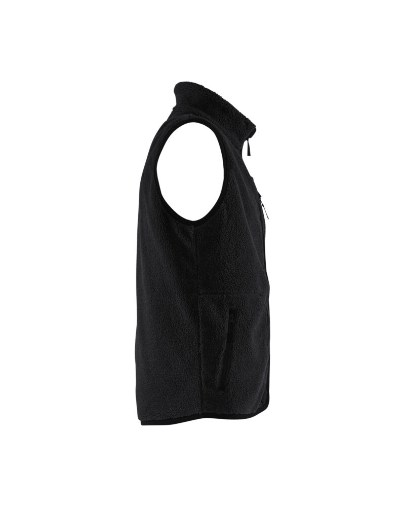 Blåkläder Pilé bodywarmer 3820 - Zwart zijkant