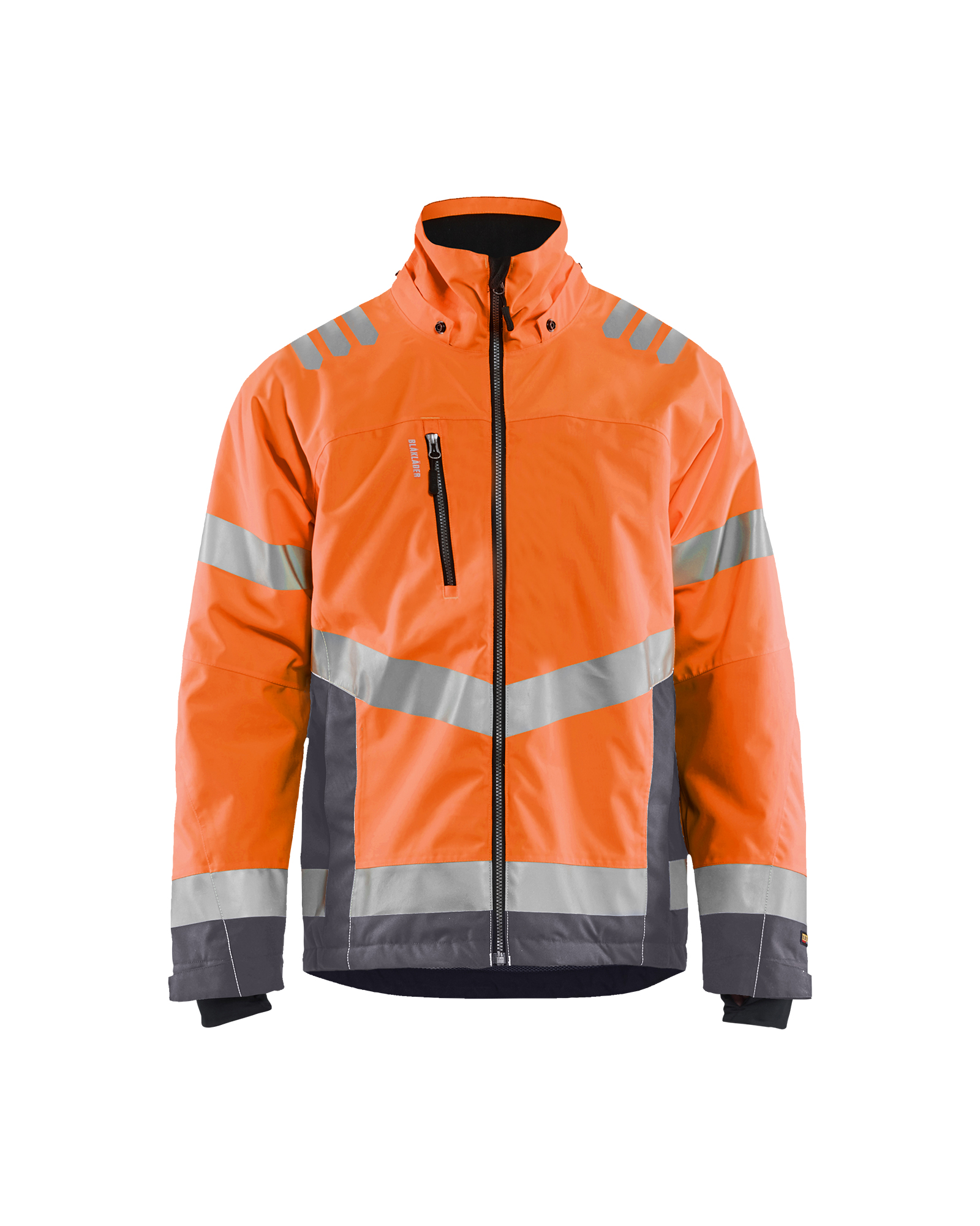 Blåkläder Winterjas High Vis 4780 - High Vis Oranje/Medium grijs voorkant