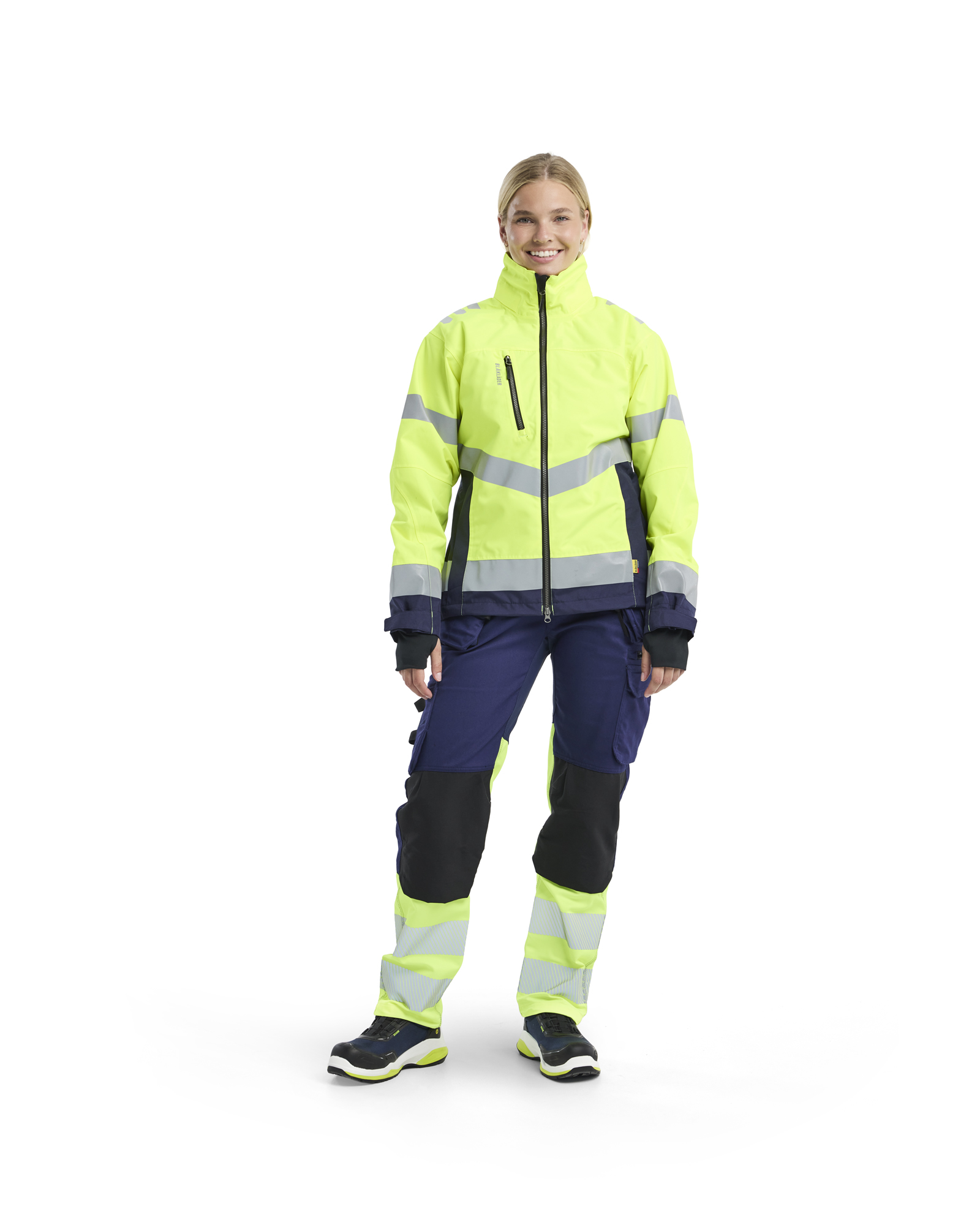 Blåkläder Dames Shell Jack High Vis 4761 detail 3