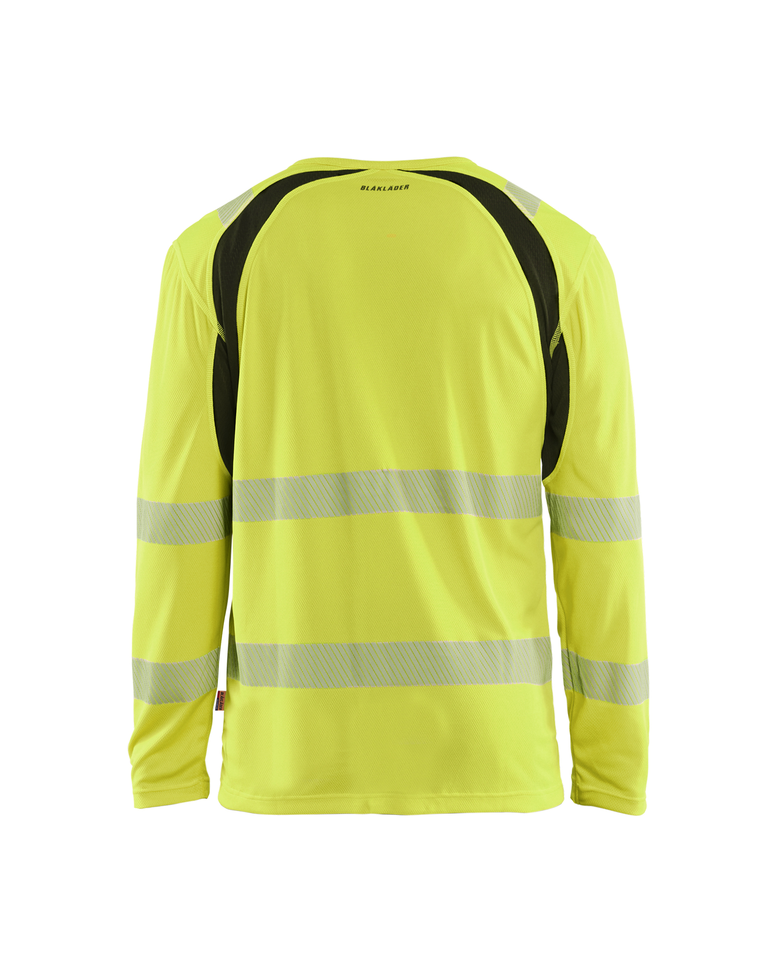 Blåkläder UV-T-shirt lange mouwen High Vis 3599 - High Vis Geel/Zwart achterkant
