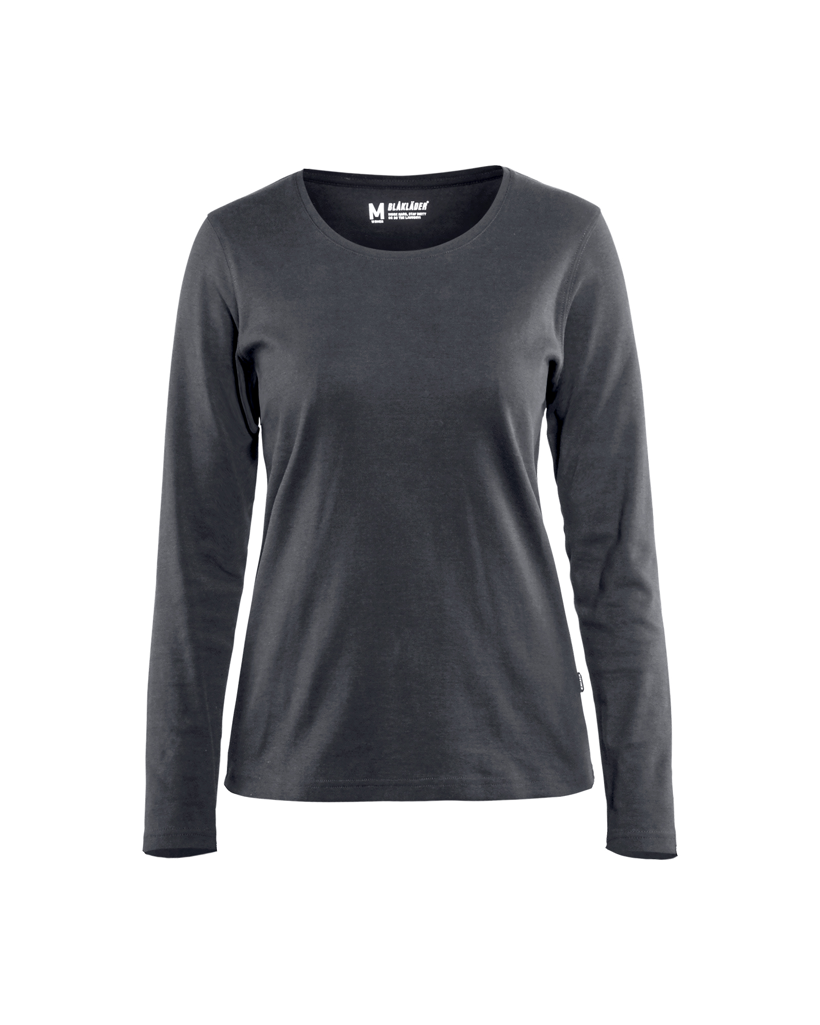 Blåkläder Dames T-shirt lange mouwen 3301 - Donkergrijs voorkant
