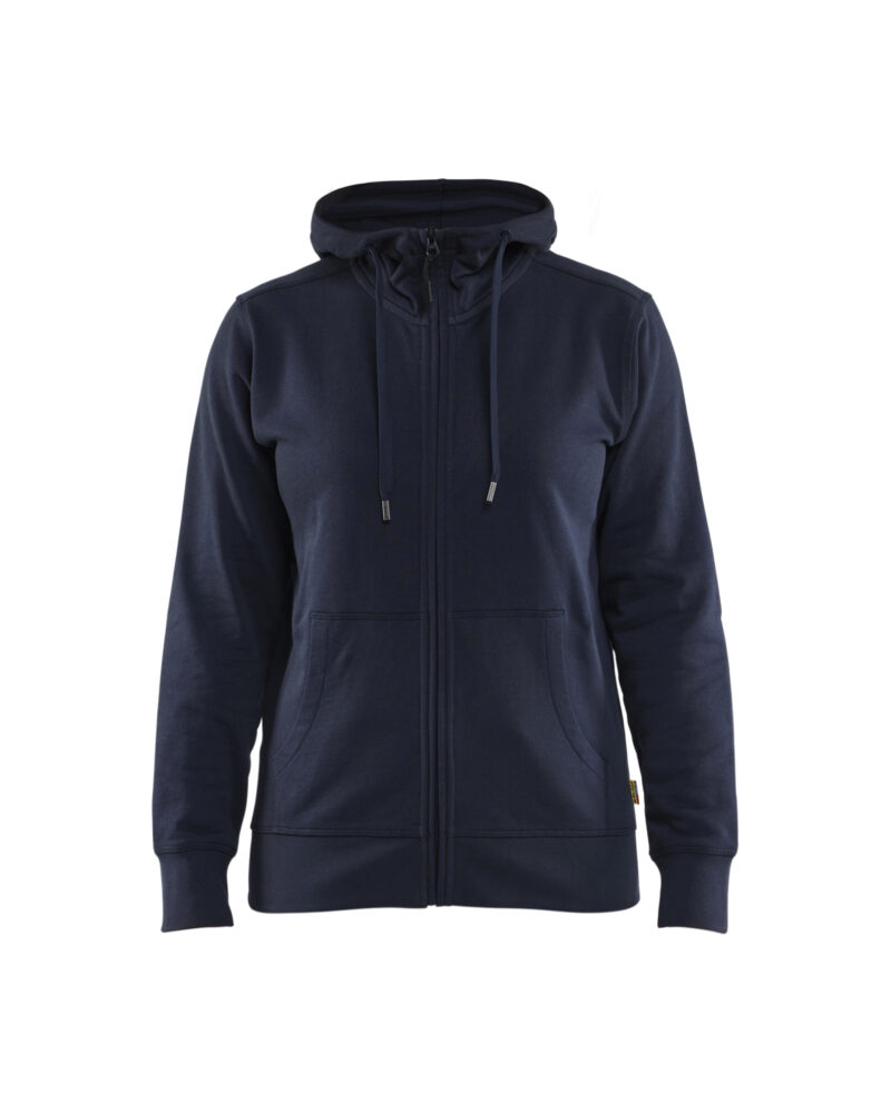 Blåkläder Dames hooded sweatshirt met rits katoen 3395