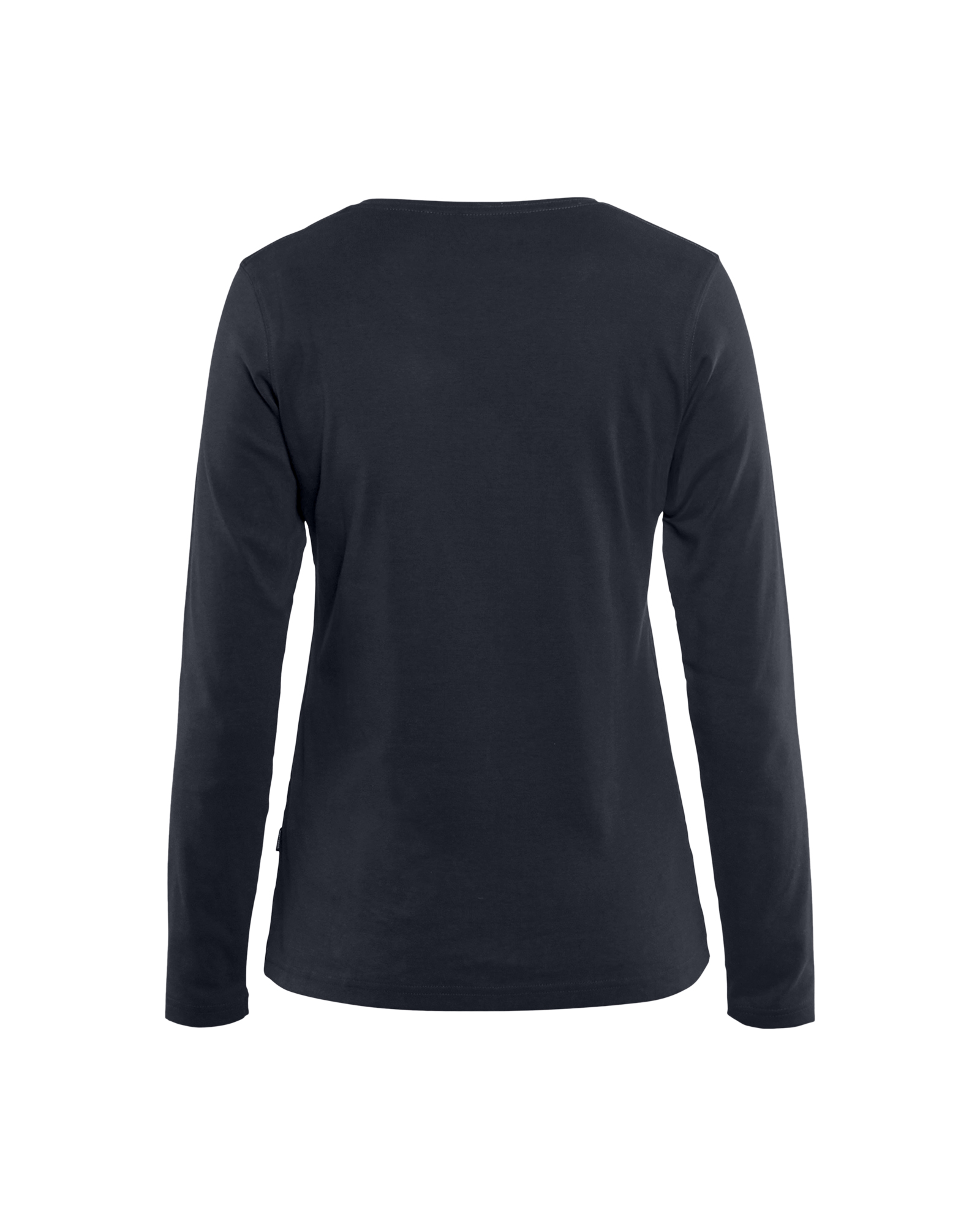 Blåkläder Dames T-shirt lange mouwen 3301 - Donker Marineblauw achterkant