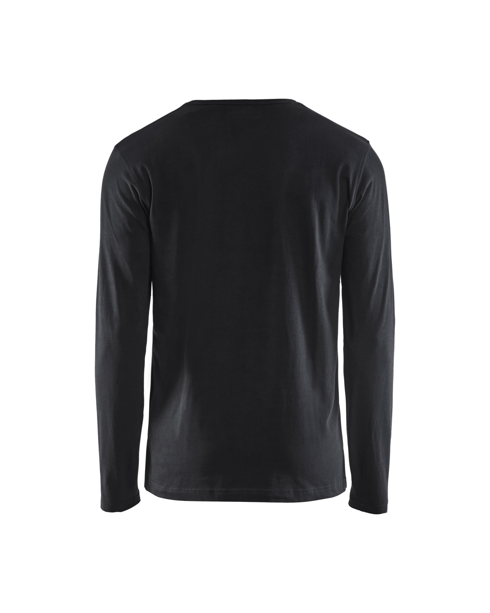 Blåkläder T-shirt lange mouwen 3500 - Zwart achterkant