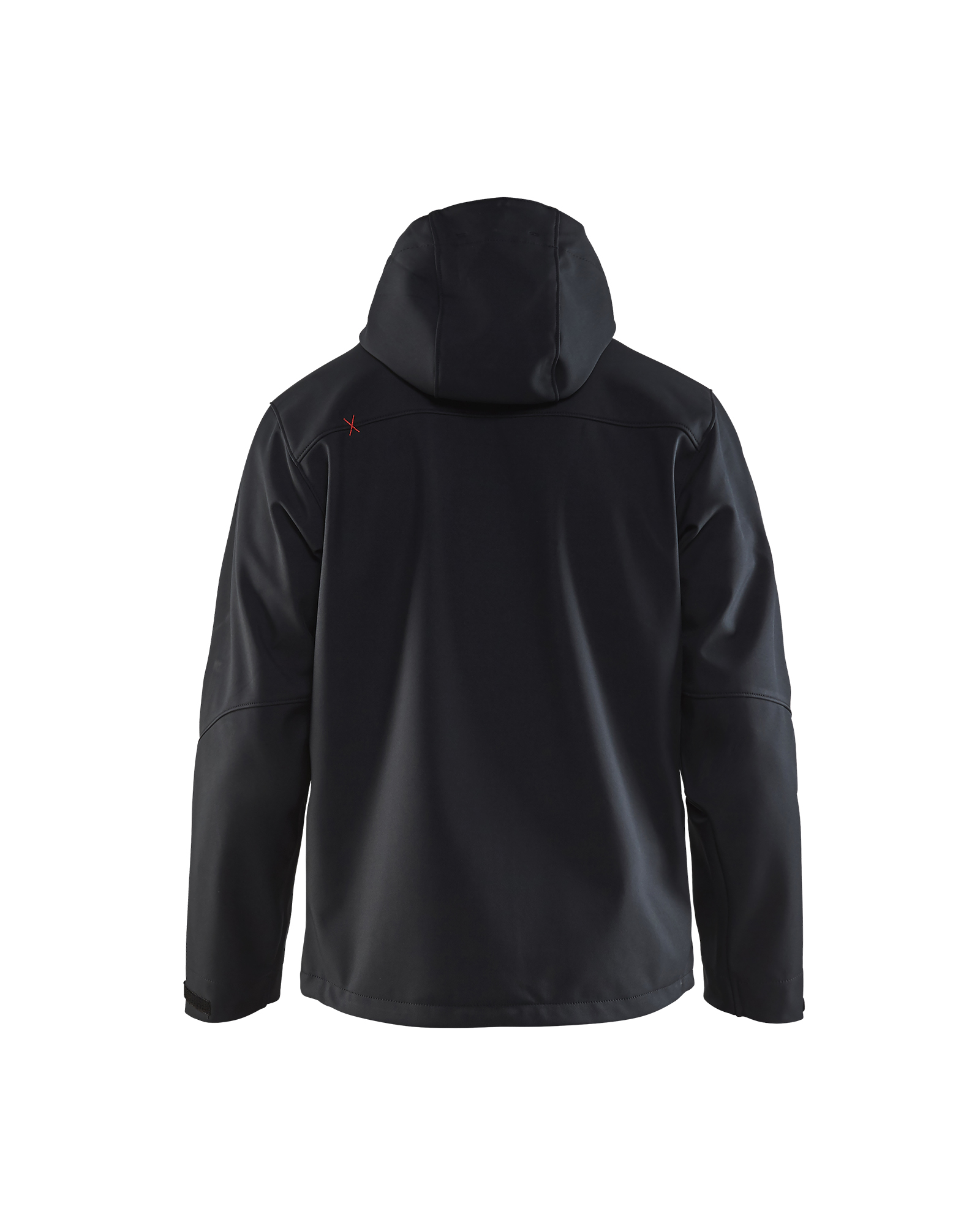 Blåkläder Softshell Jack 4949 - Zwart/Rood achterkant