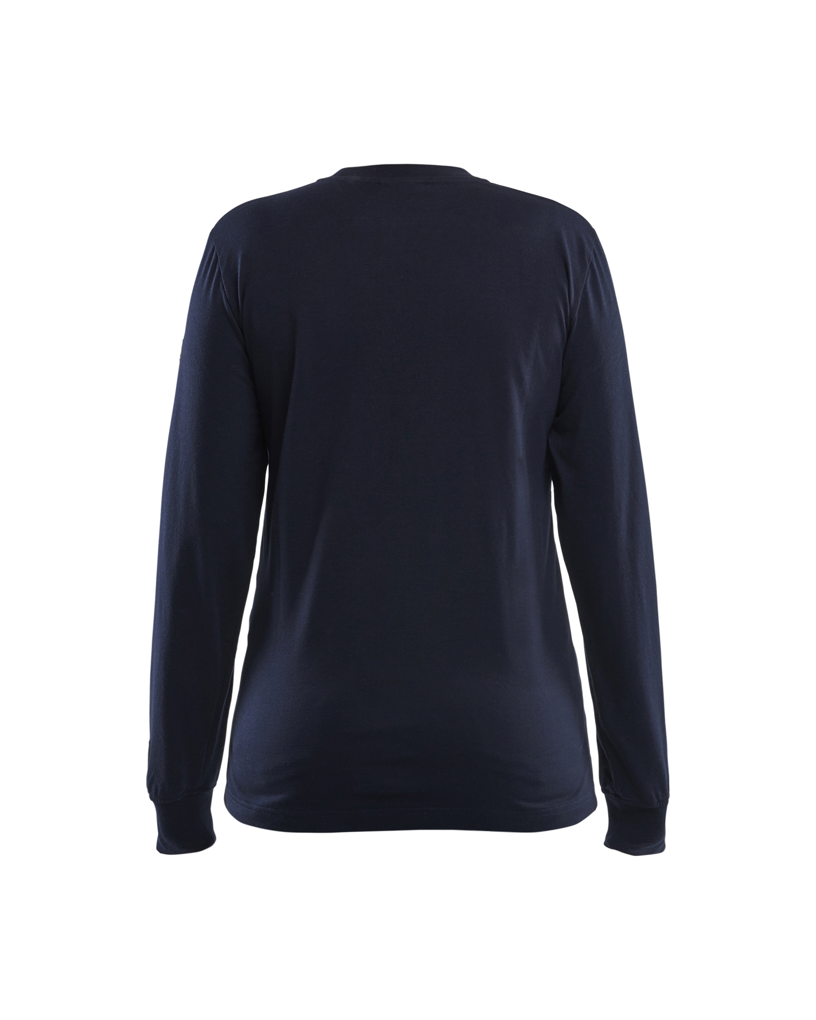 Blåkläder Dames Vlamvertragend t-shirt lange mouwen Inherent 3467 - Marineblauw achterkant