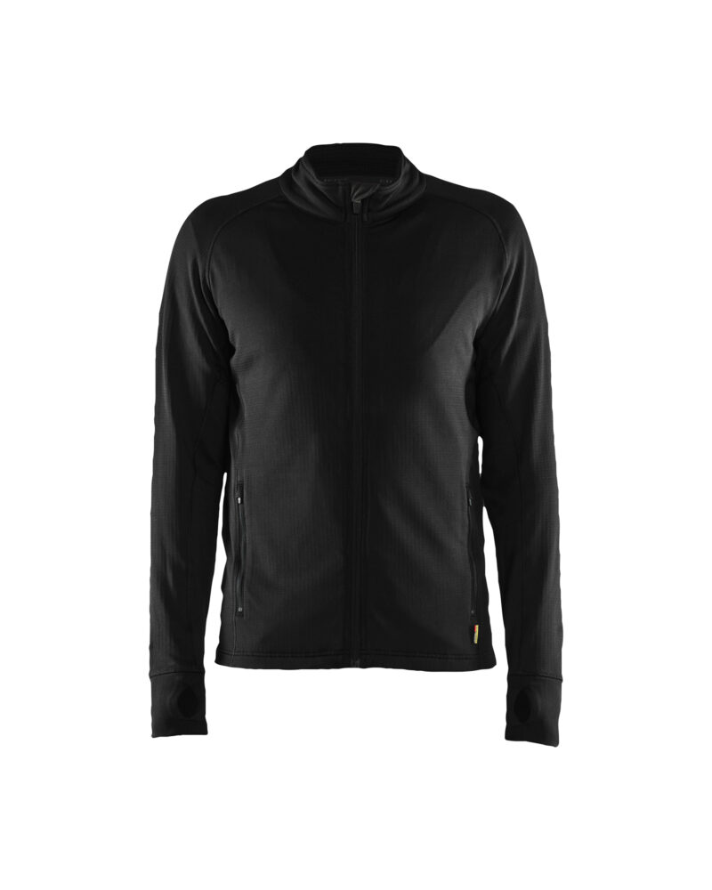 Blåkläder STRIKER Fleecejack 4735 - Zwart voorkant