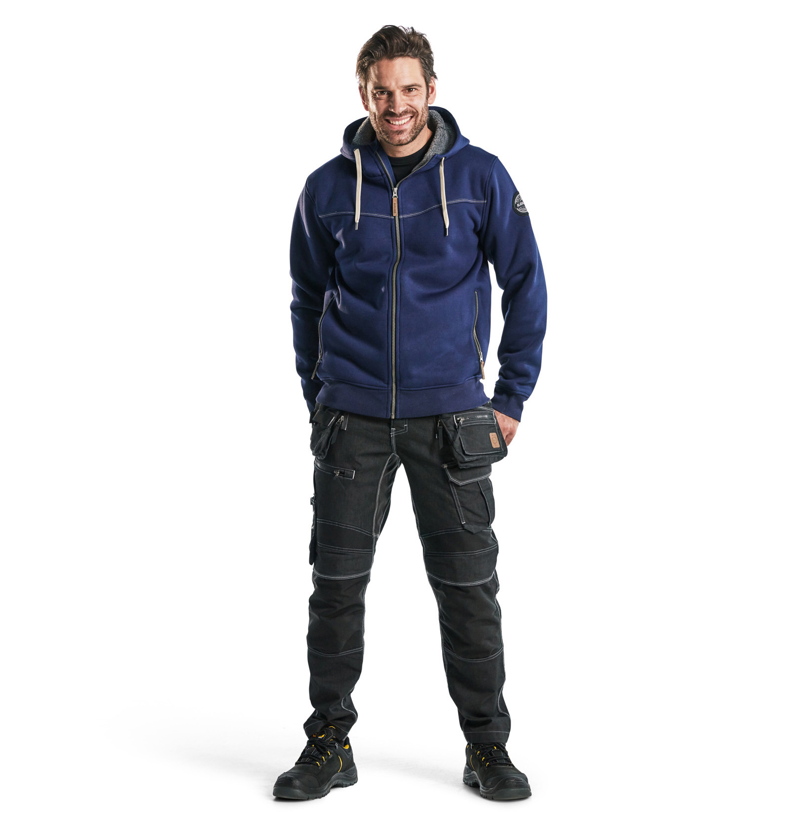 Blåkläder Hooded sweatshirt met rits gevoerd 4933 - Afbeelding 2