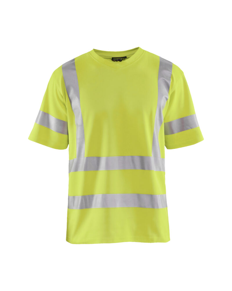 Blåkläder UV-T-shirt High Vis 3380 - High Vis Geel voorkant