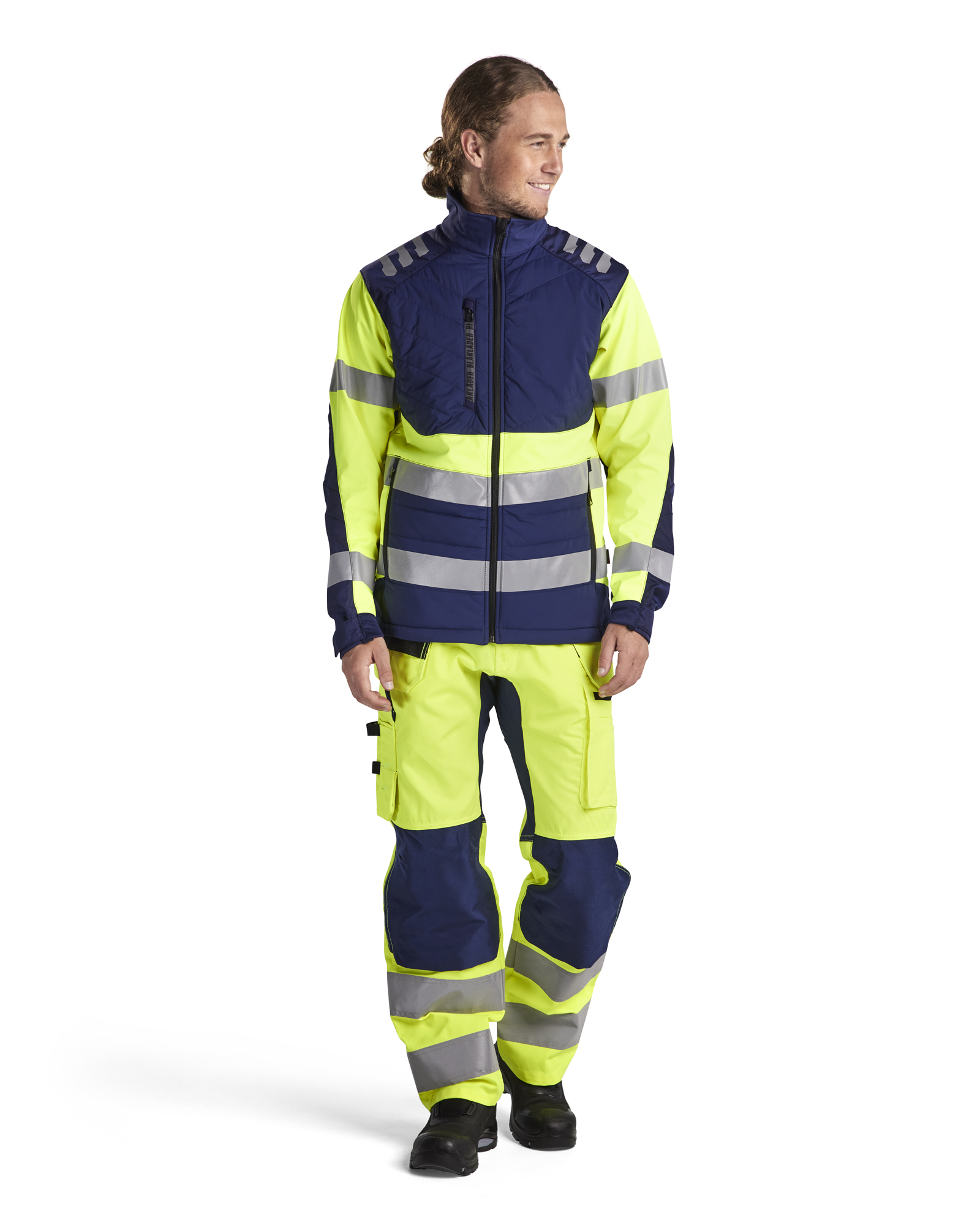Blåkläder Softshell jack High Vis 4497 detail 1