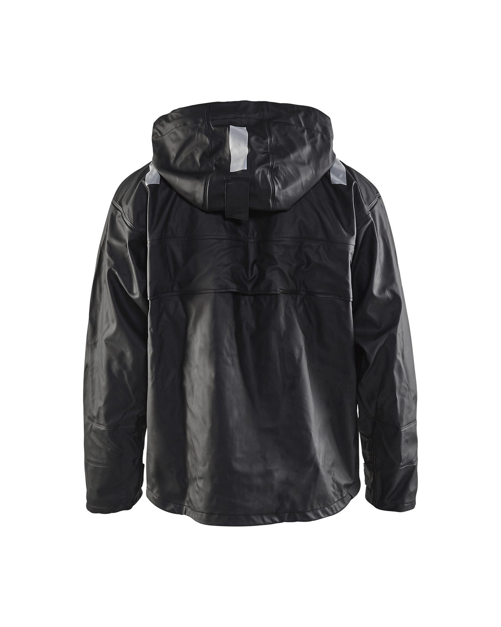 Blåkläder Regenjas High Vis LEVEL 2 4302 - Zwart achterkant