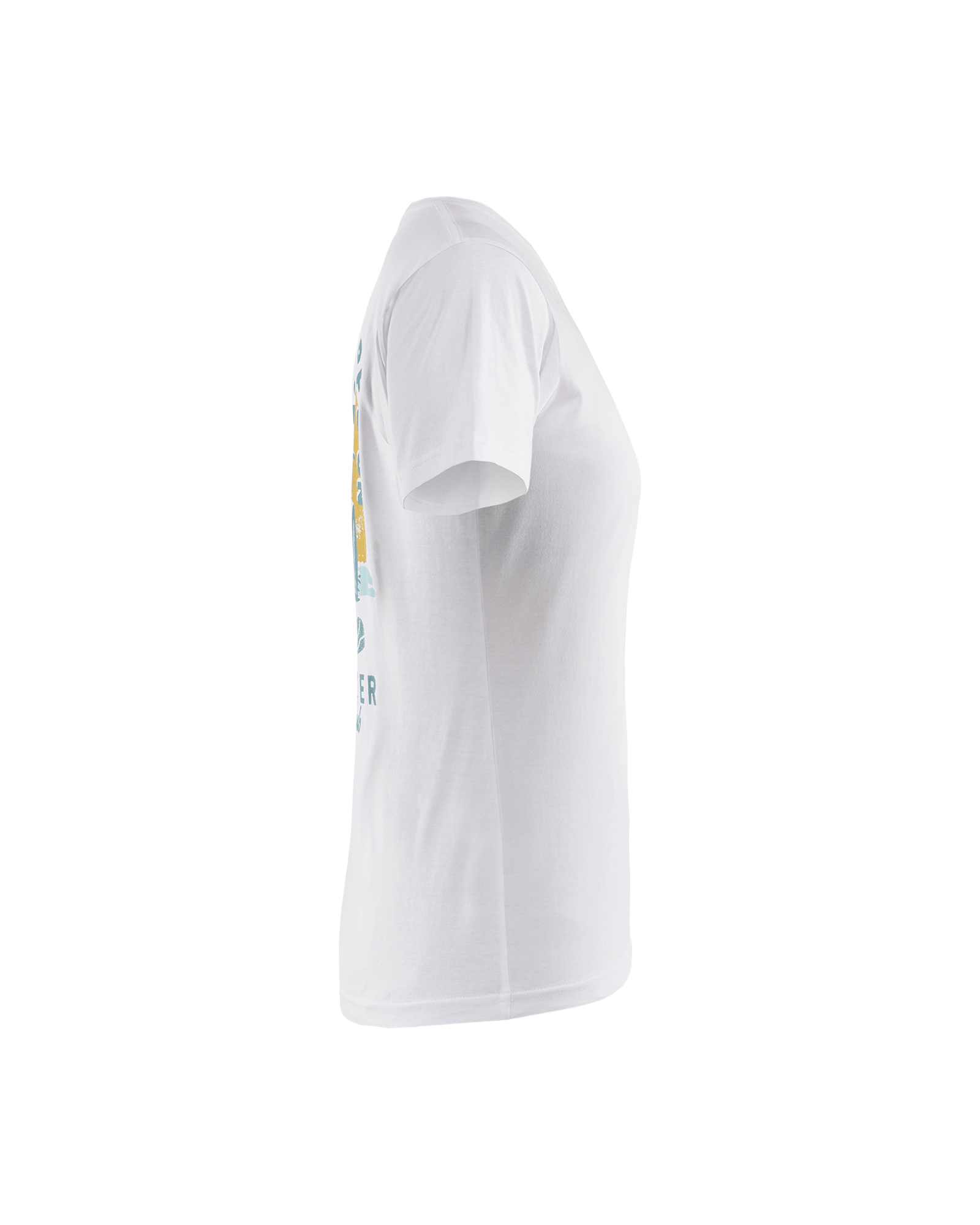 Blåkläder Dames T-shirt Blåkläder Beach Club 9417 - Wit zijkant