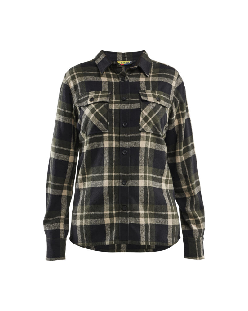 Blåkläder Dames Overhemd Flanel 3218