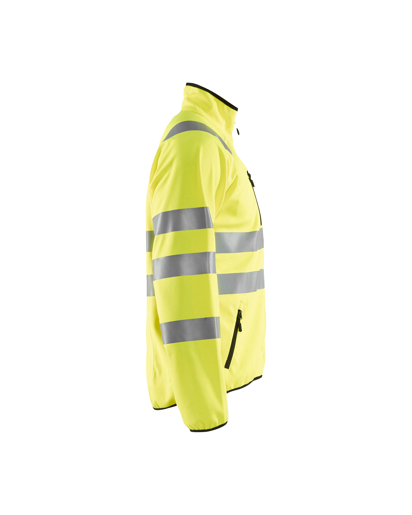 Blåkläder Softshell jack High Vis 4906 - High Vis Geel zijkant