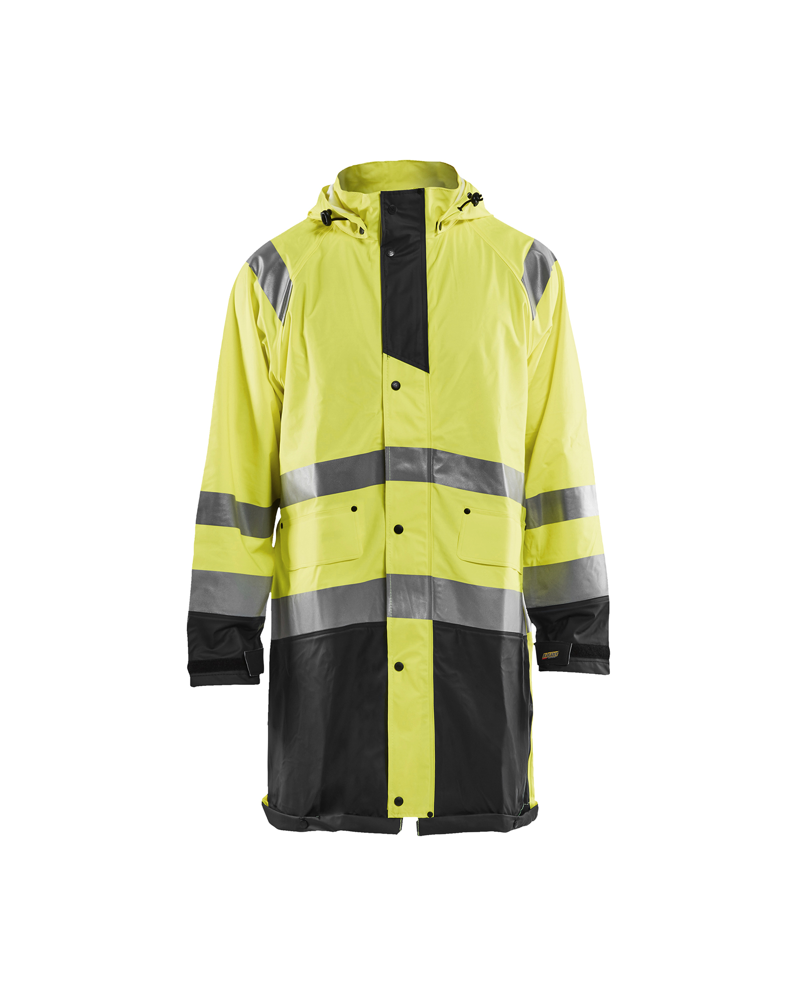 Blåkläder Regenparka High vis LEVEL 1 4324 - High Vis Geel/Zwart voorkant