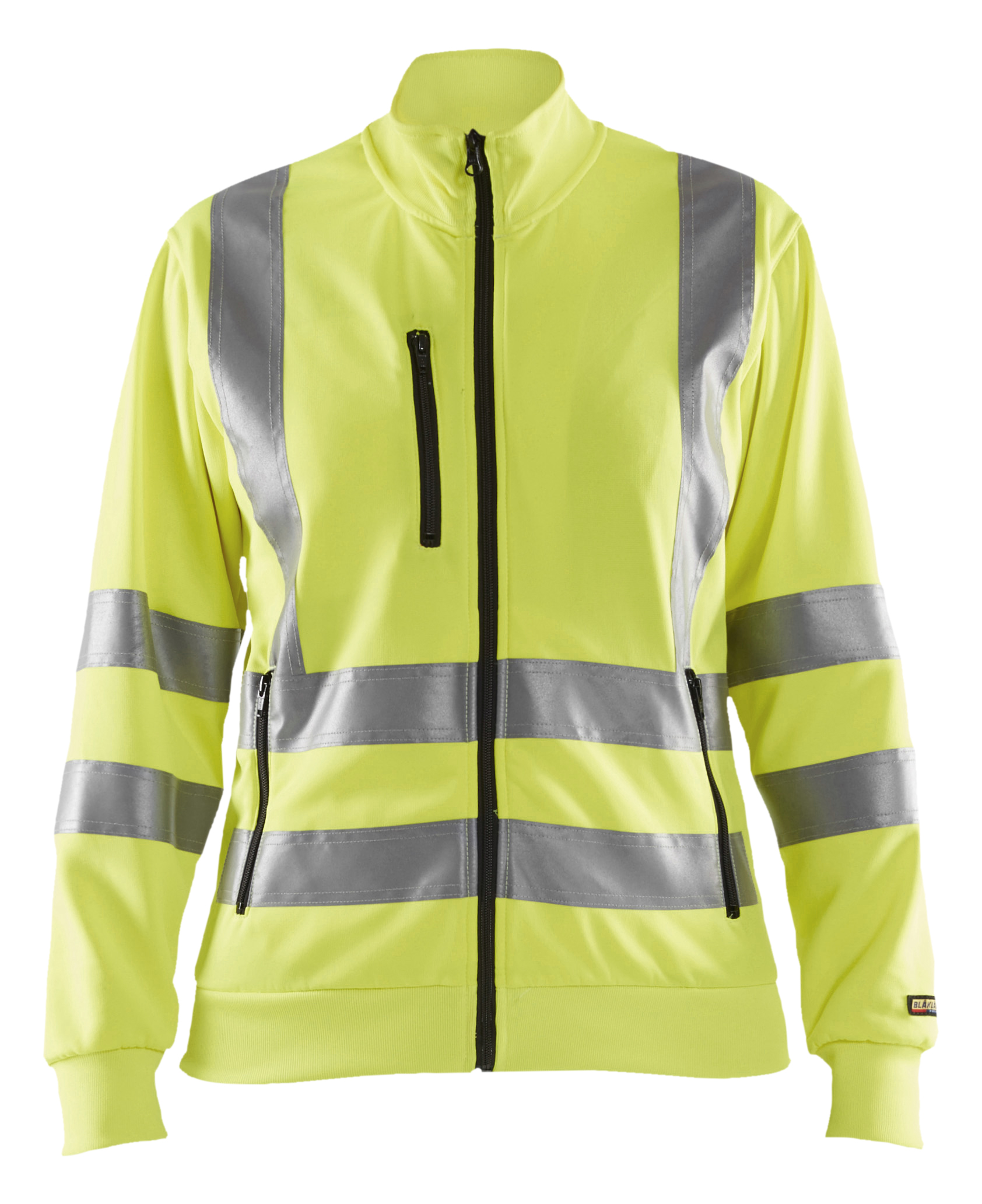 Blåkläder Dames Sweatshirt met rits High Vis 3308