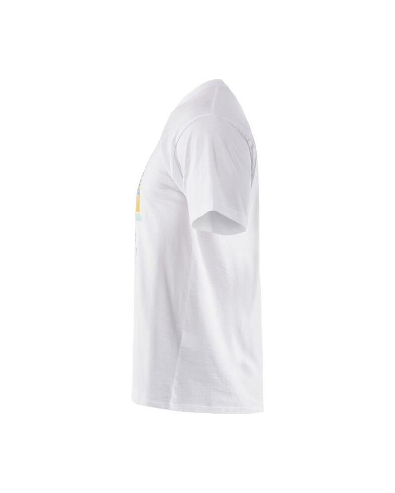 Blåkläder T-shirt Blåkläder Beach Club 9418 - Wit zijkant