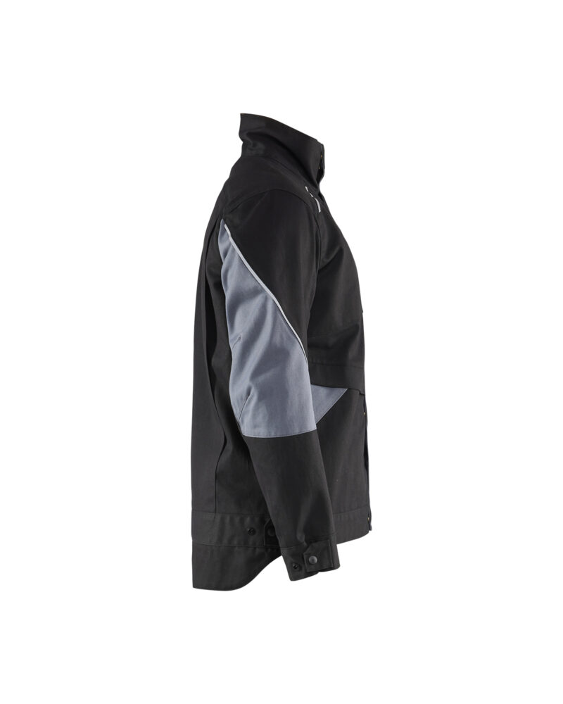 Blåkläder Vlamvertragend jack 4061 - Zwart/Grijs zijkant