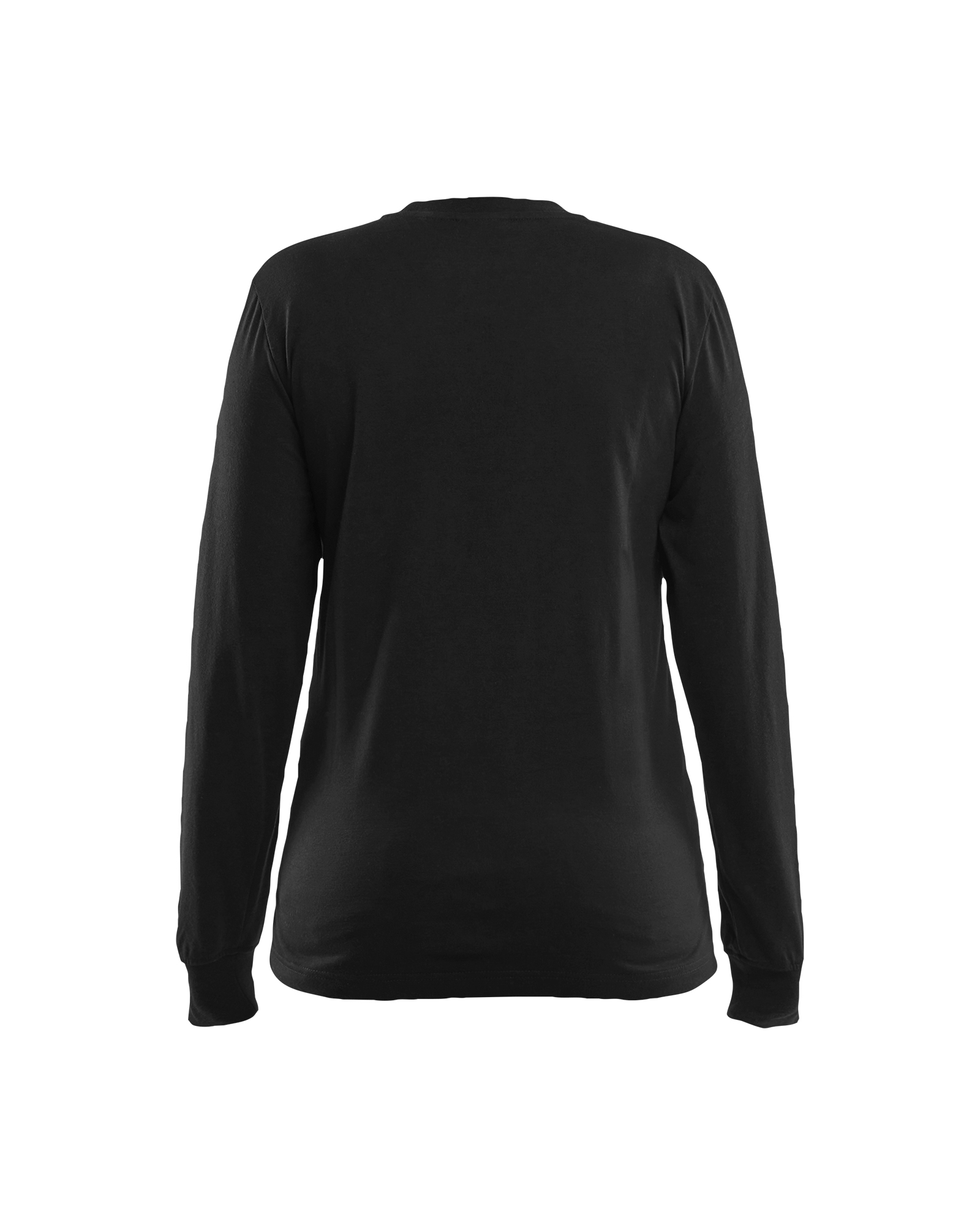 Blåkläder Dames Vlamvertragend t-shirt lange mouwen Inherent 3467 - Zwart achterkant