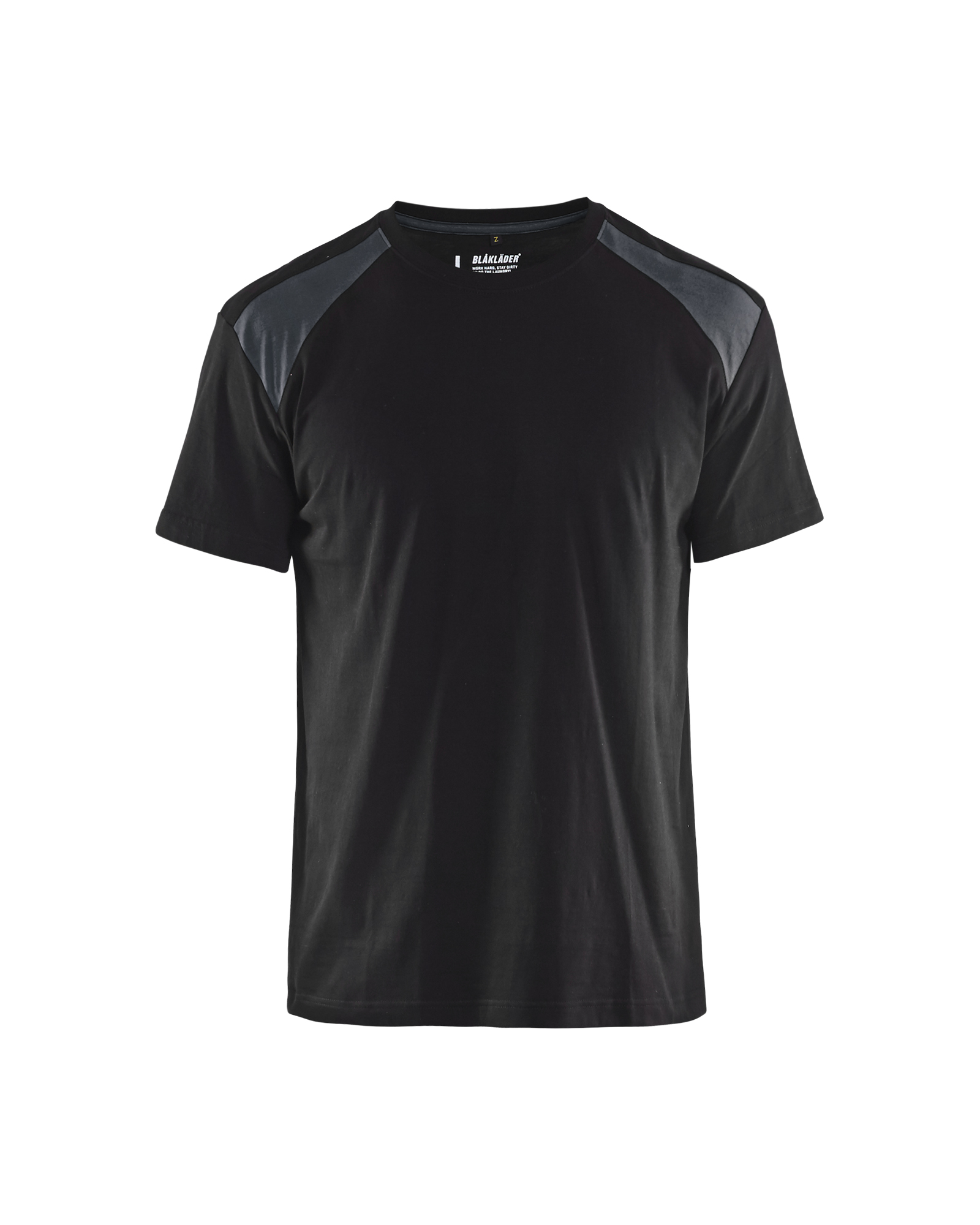 Blåkläder T-shirt 3379 - Zwart/Donkergrijs voorkant