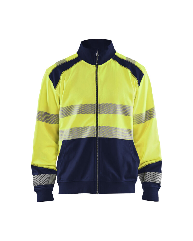 Blåkläder Sweatshirt met rits High Vis 3558