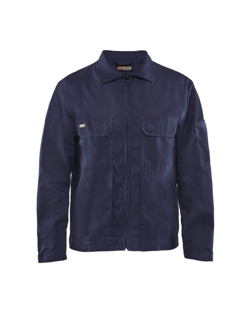 Blåkläder Jack ongevoerd katoen 4720 - Marineblauw voorkant