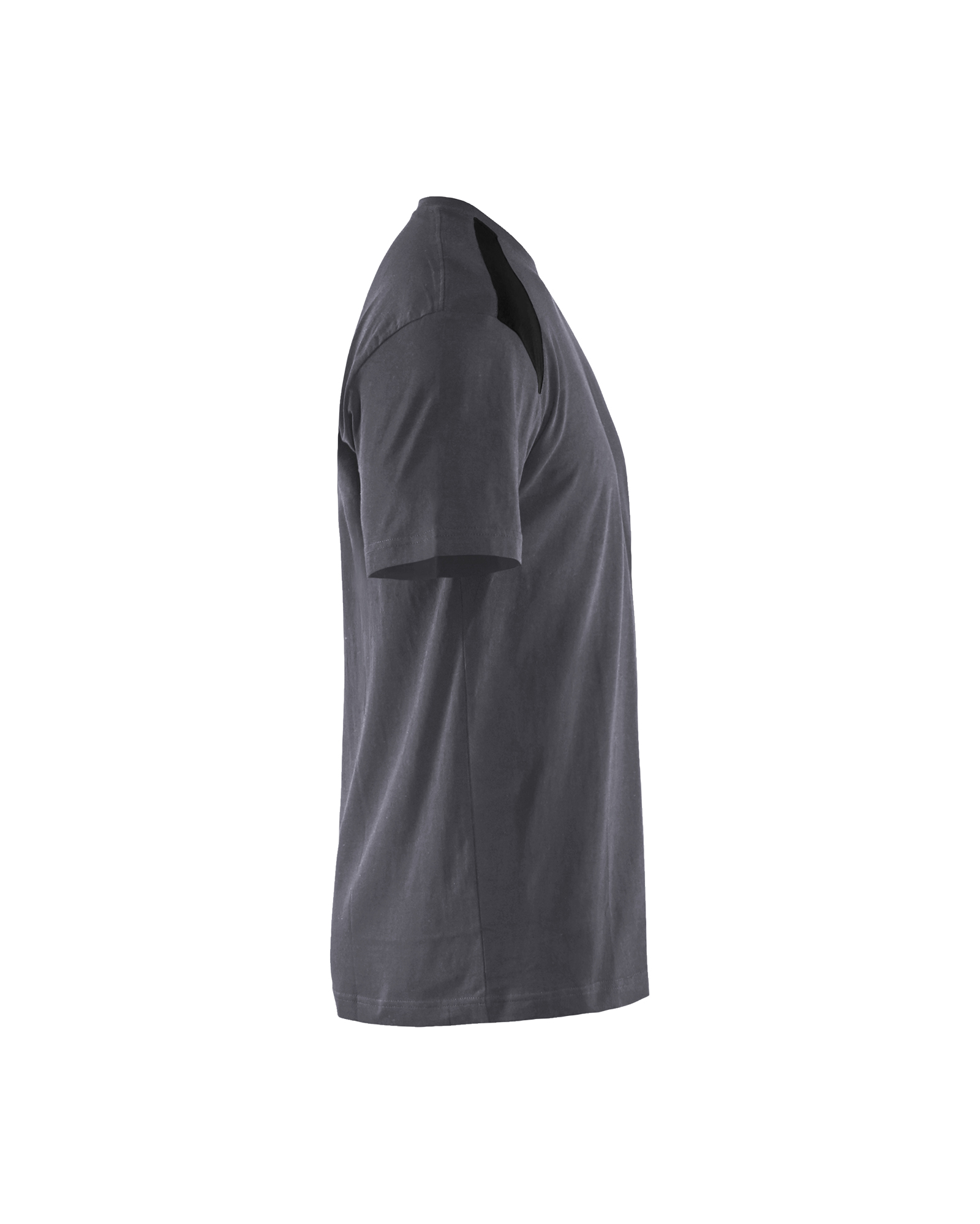 Blåkläder T-shirt 3379 - Medium grijs / Zwart zijkant