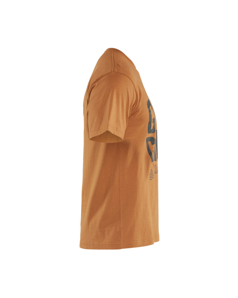 Blåkläder T-shirt Grit & Grind 9421 - Roest zijkant