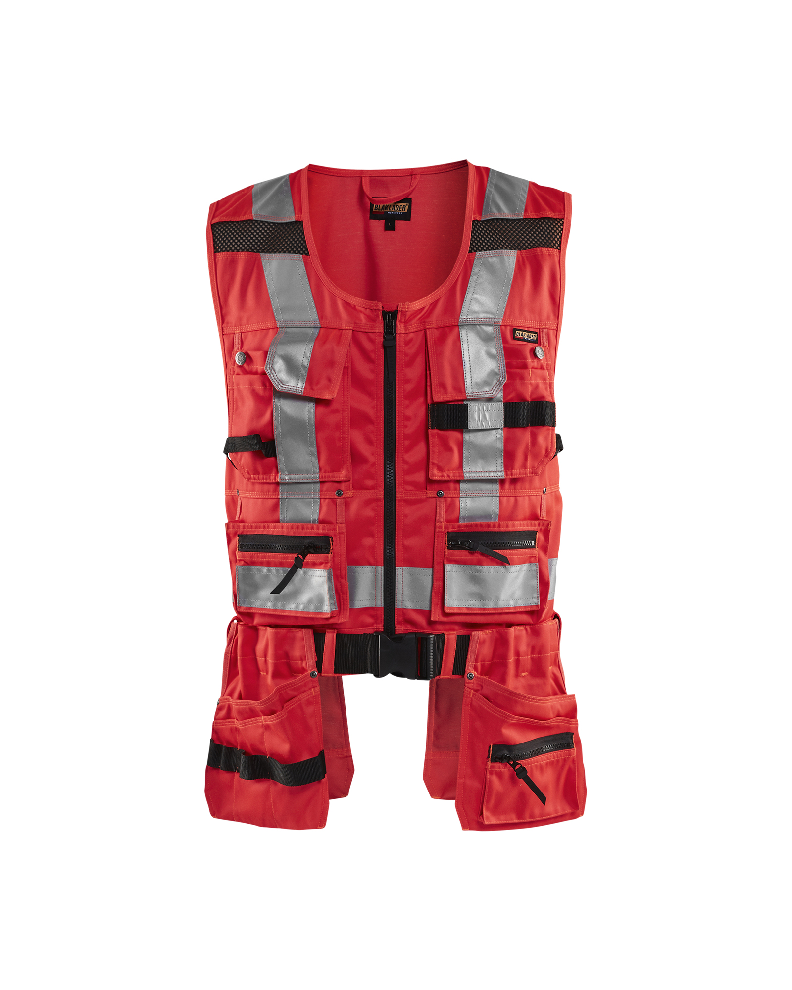 Blåkläder Werkvest High Vis 3032 - High Vis Rood voorkant