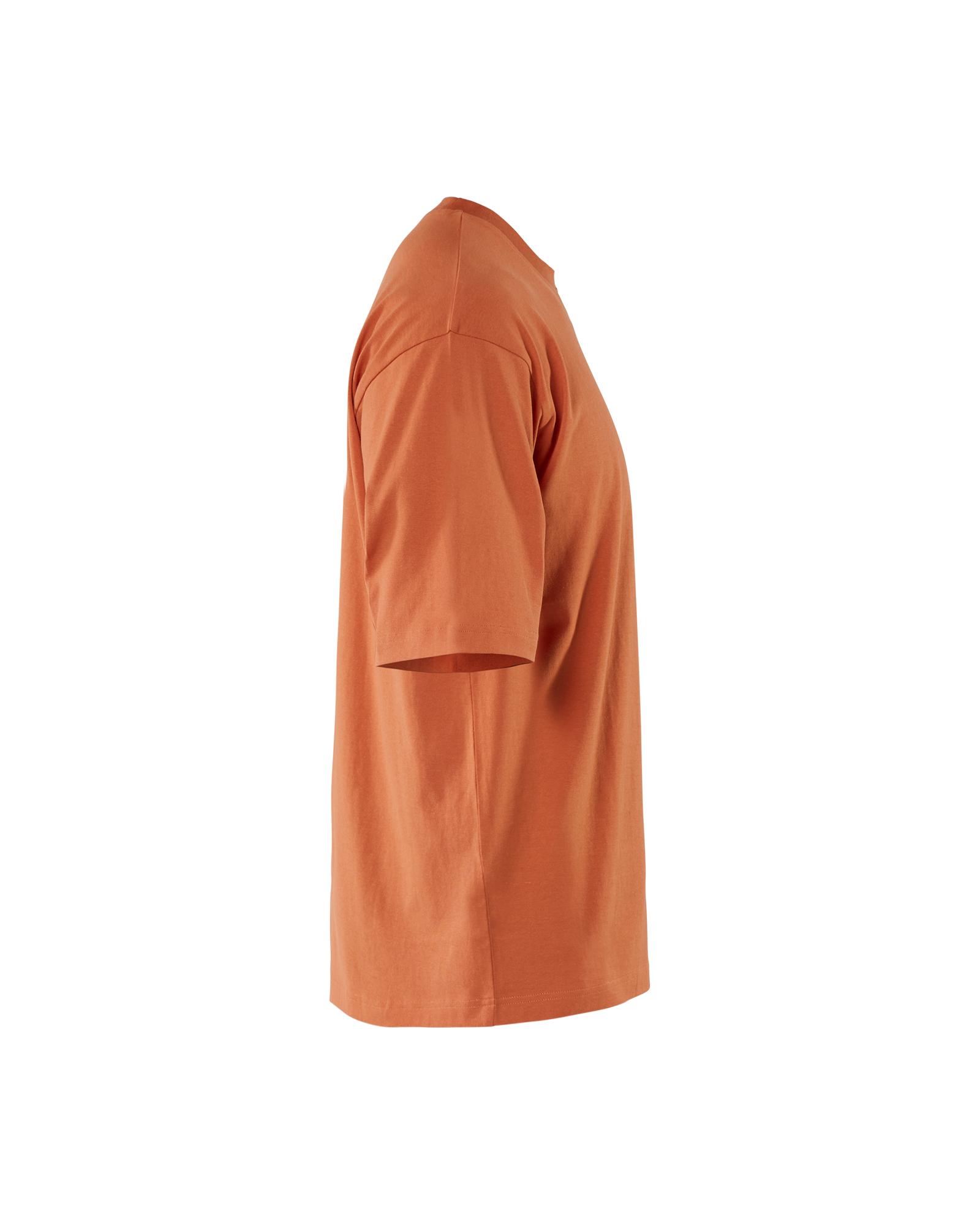 Blåkläder T-shirt losse pasvorm 3429 - Oranje/Roest zijkant