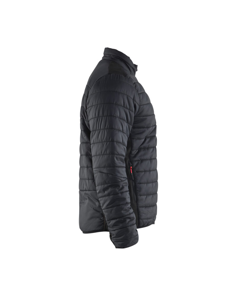Blåkläder Warm gevoerd vest 4710 - Zwart/Rood zijkant