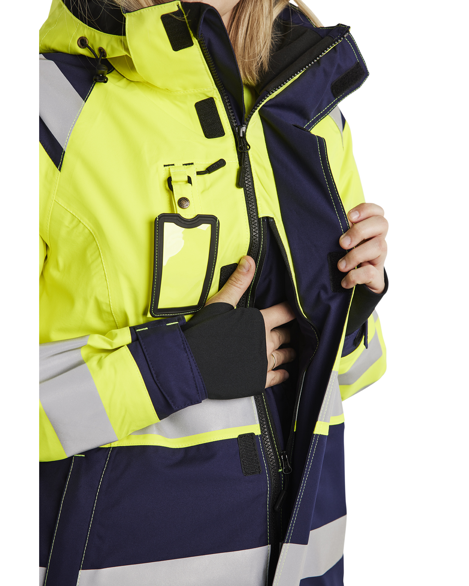 Blåkläder Dames Shell jack High Vis 4904 detail 1