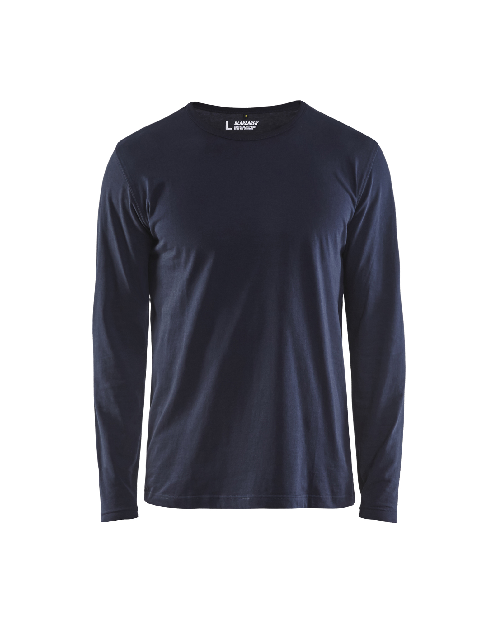Blåkläder T-shirt lange mouwen 3500 - Donker Marineblauw voorkant