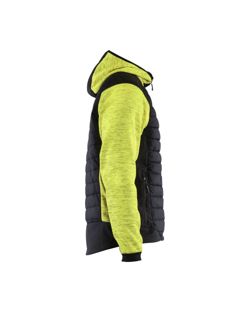 Blåkläder Hybride jack 5930 - High Vis Geel/Zwart zijkant