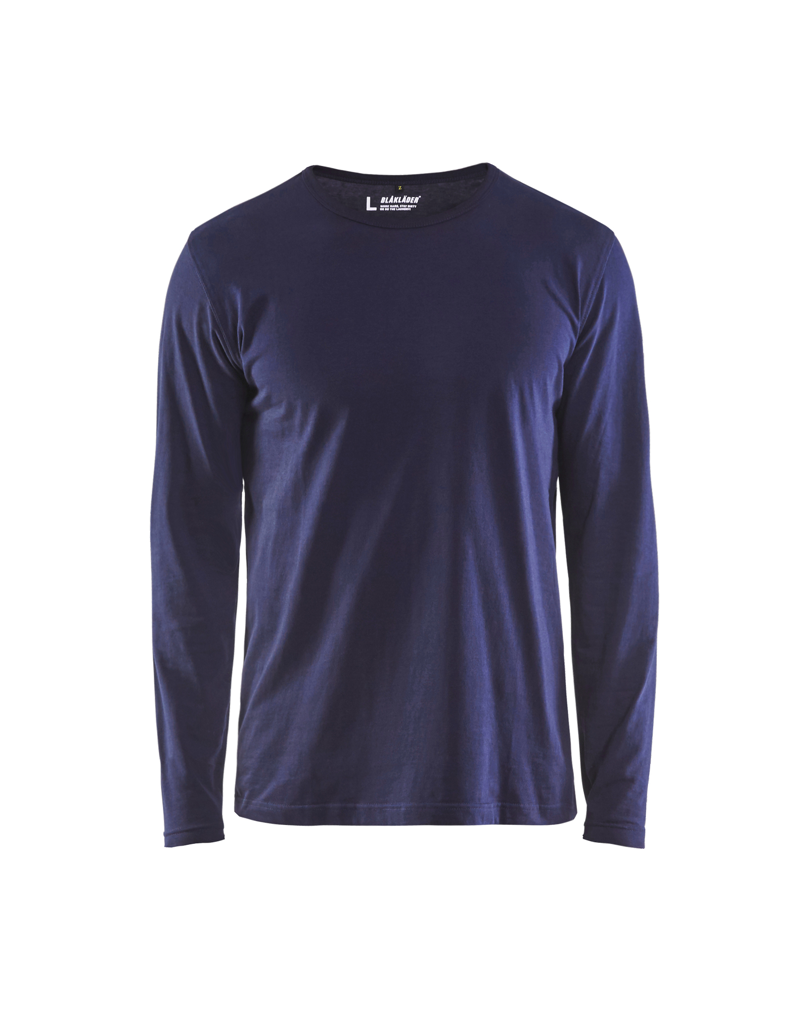 Blåkläder T-shirt lange mouwen 3500 - Marineblauw voorkant