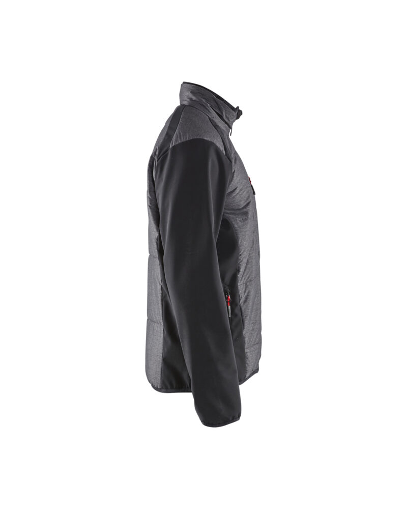 Blåkläder Hybride jack 4929 - Zwart/Rood zijkant