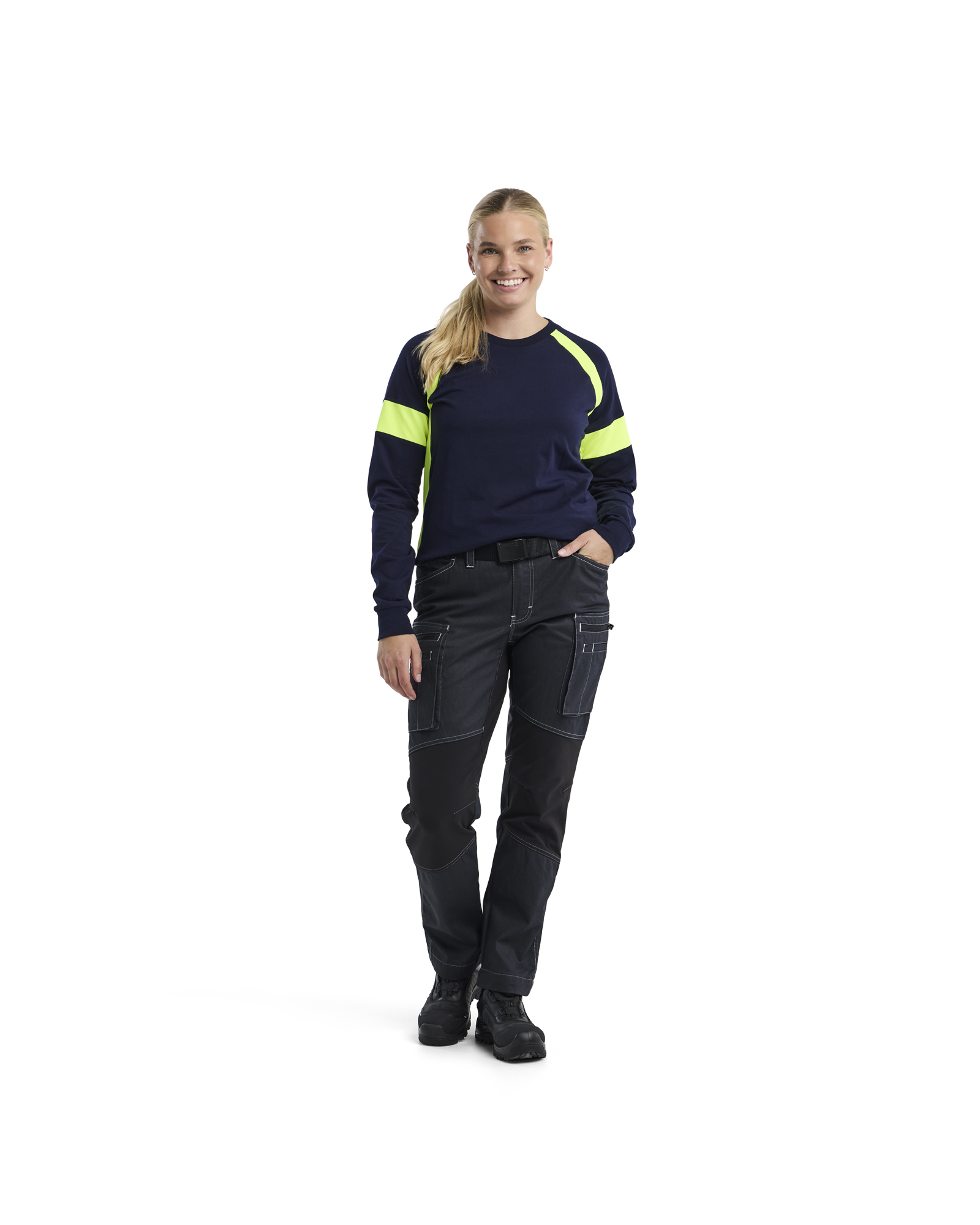 Blåkläder Dames T-shirt lange mouwen Visible 3521 detail 2
