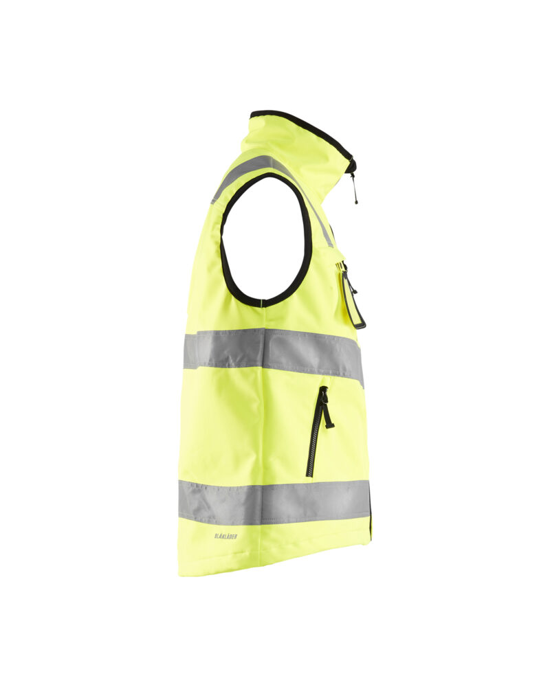 Blåkläder Softshell vest High Vis 3049 - High Vis Geel zijkant