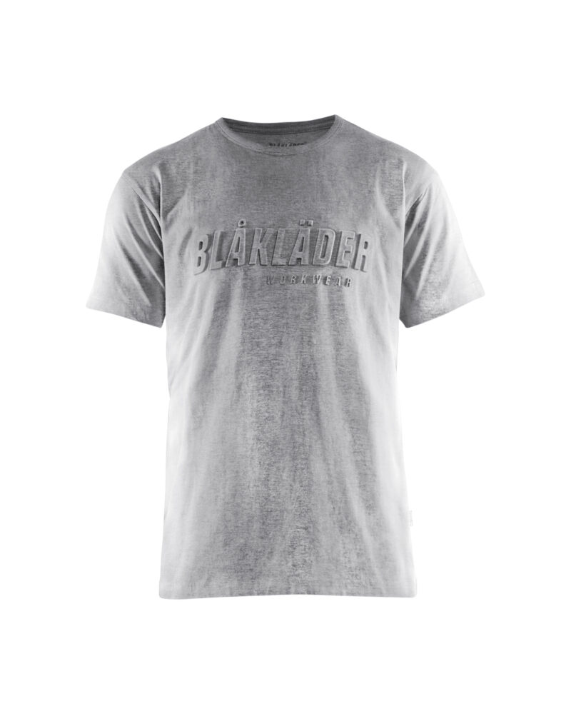 Blåkläder T-shirt 3D 3531 - Grijs Melee voorkant