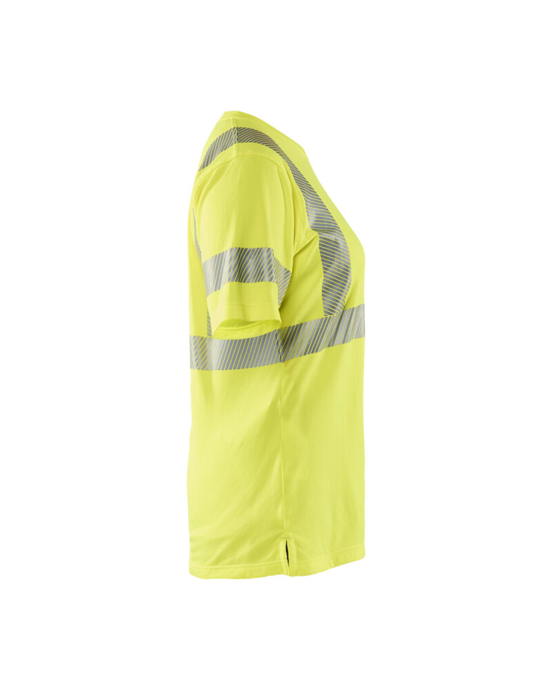 Blåkläder Dames T-shirt High Vis 3502 - High Vis Geel zijkant