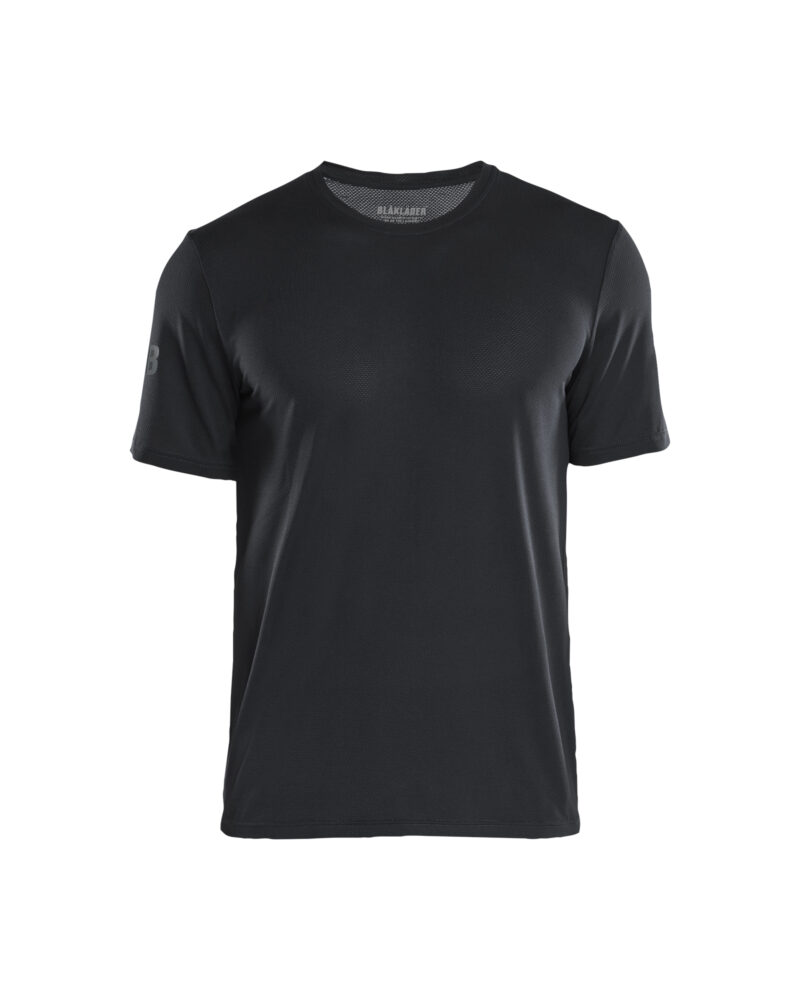 Blåkläder UV-T-shirt 3415 - Zwart voorkant