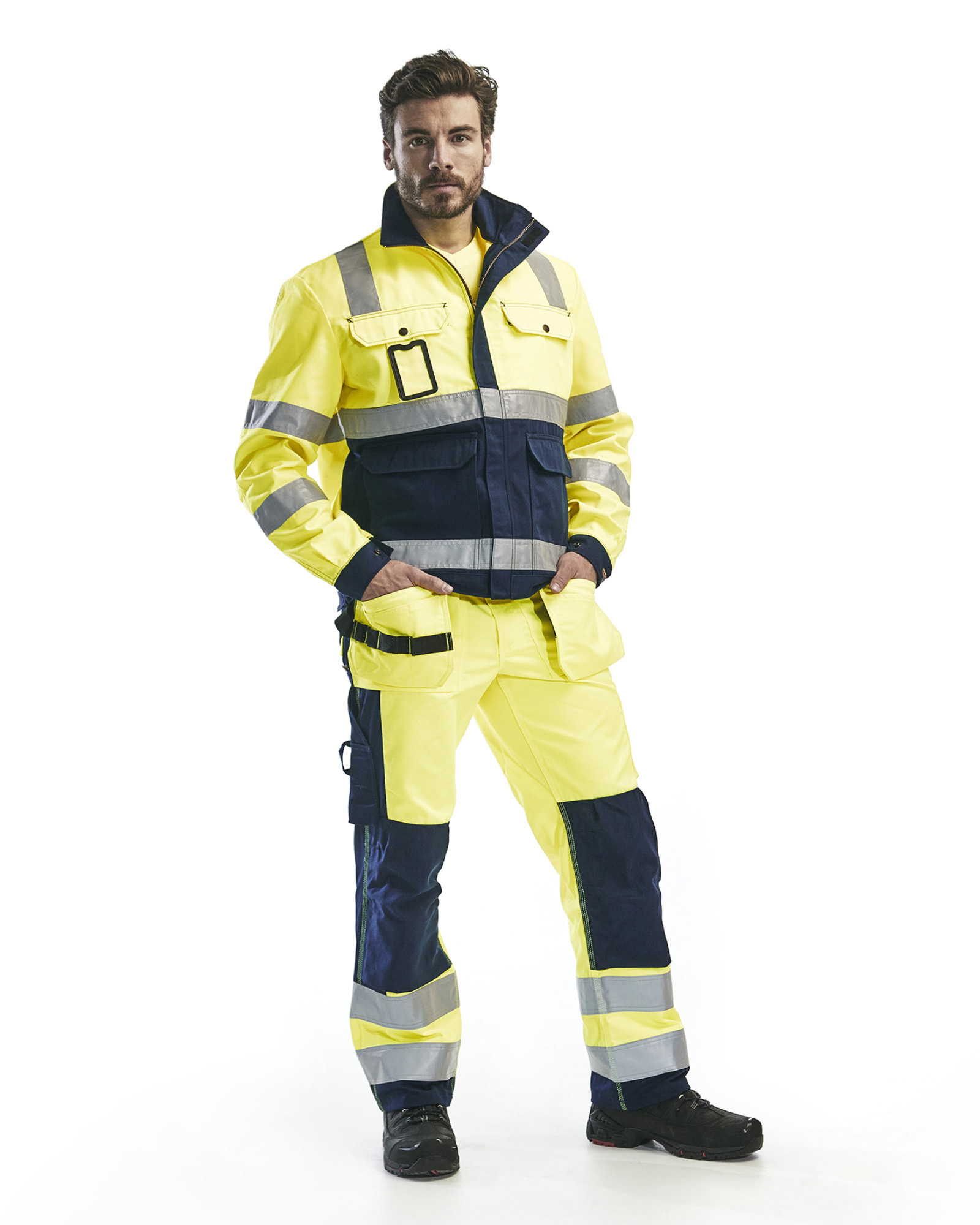 Blåkläder Jack ongevoerd High Vis 4023 detail 3