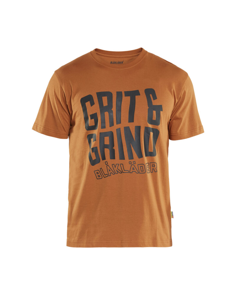Blåkläder T-shirt Grit & Grind 9421 - Roest voorkant