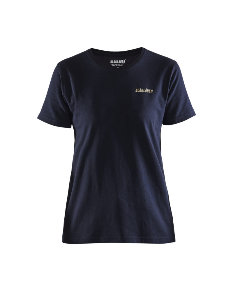 Blåkläder Dames T-shirt Limited 'Life is too short...' 9412 - Donker marineblauw