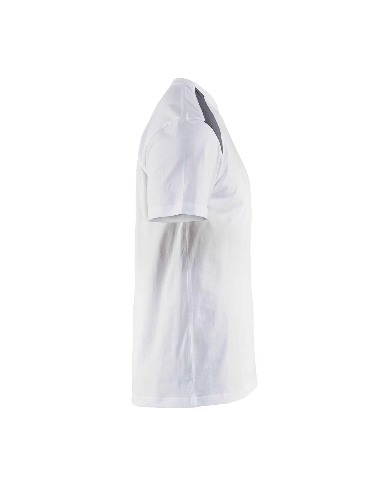 Blåkläder T-shirt 3379 - Wit / Grijs zijkant