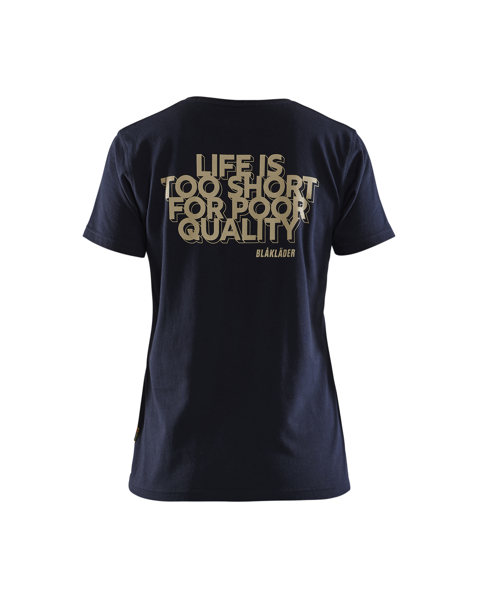 Blåkläder Dames T-shirt Limited 'Life is too short...' 9412 detail 1