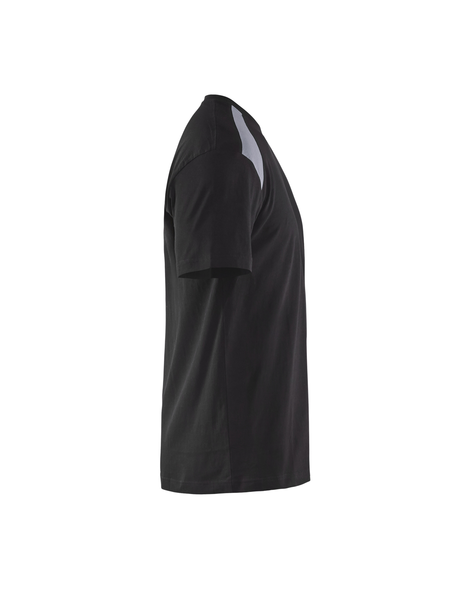 Blåkläder T-shirt 3379 - Zwart/Grijs zijkant