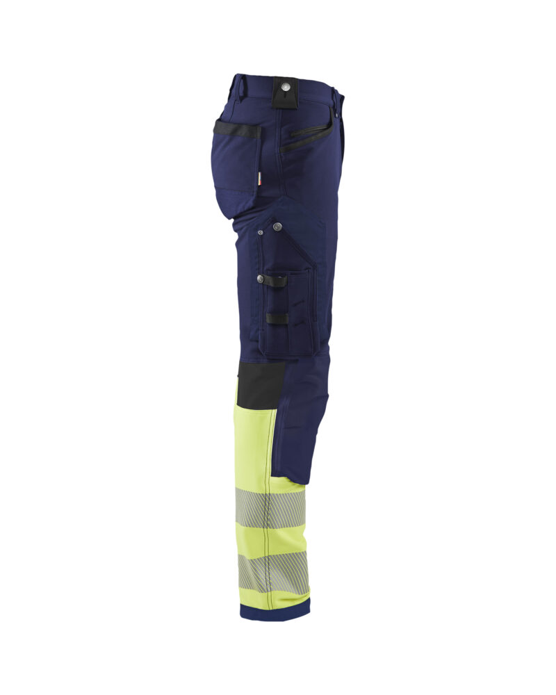 Blåkläder High Vis Werkbroek 4-weg stretch 1193 - zijkant