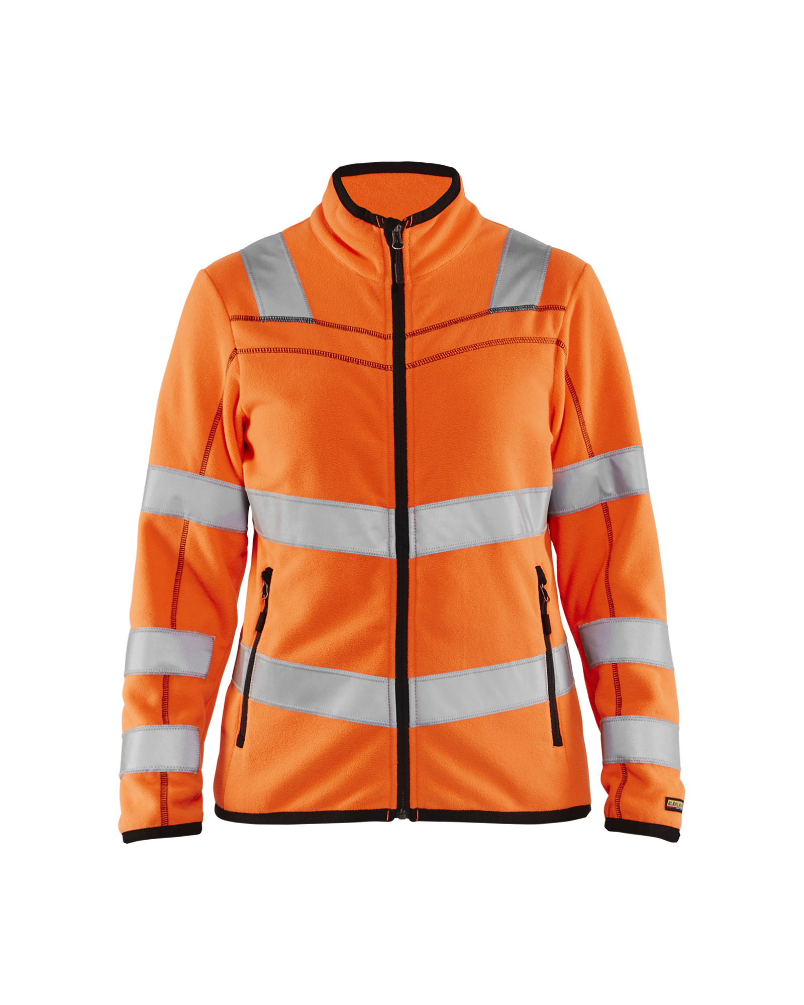 Blåkläder Dames Microfleecevest High Vis 4966 - High Vis Oranje voorkant