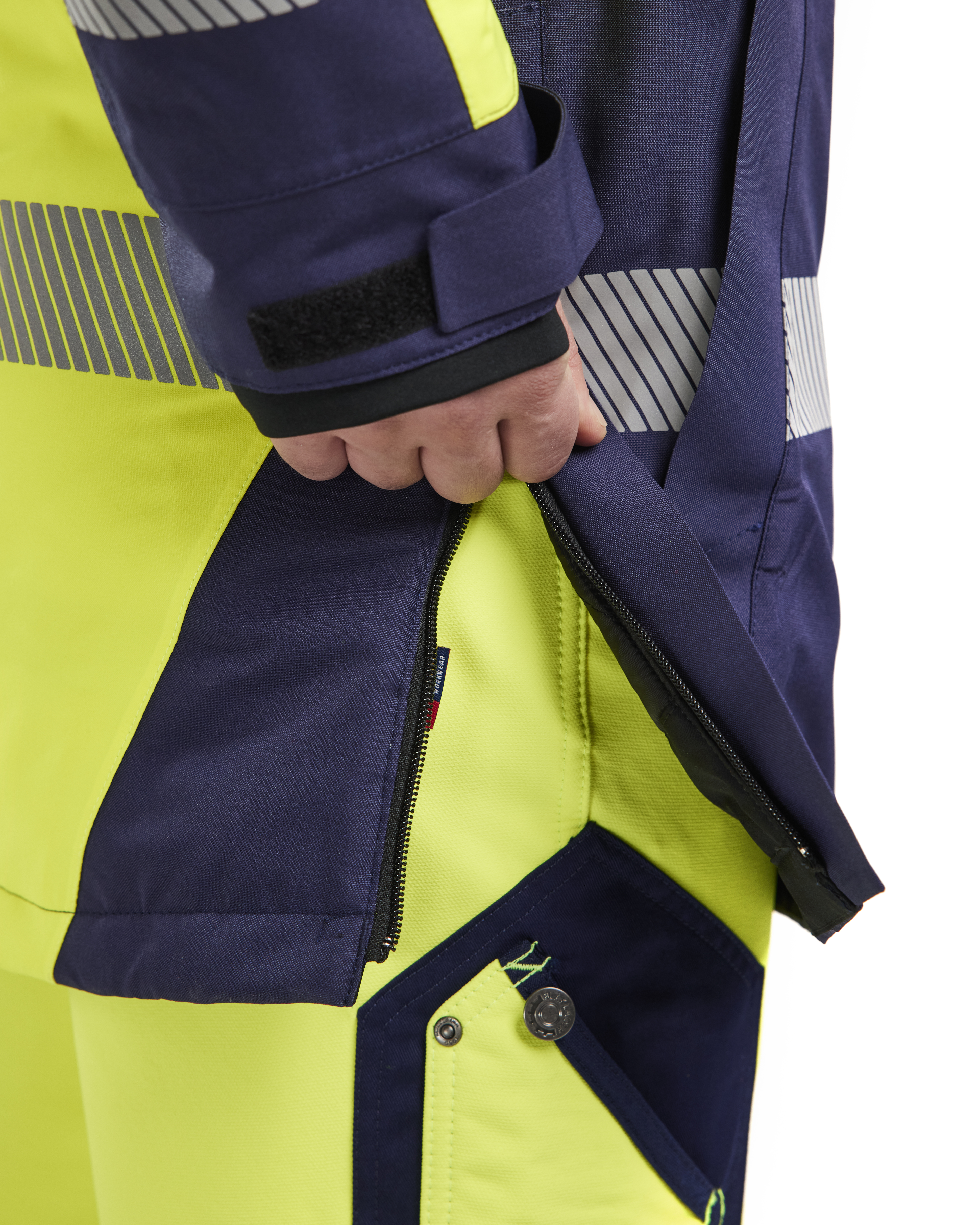 Blåkläder Winterparka High Vis 4457 detail 1